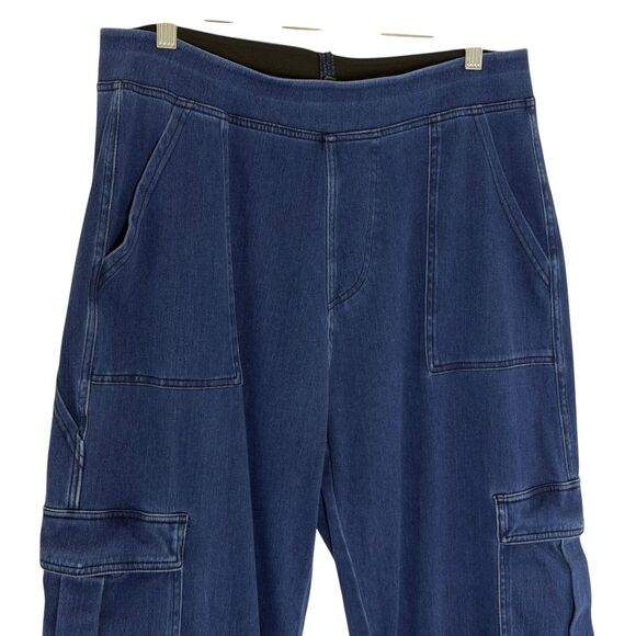 Halara Wide Leg Cargo Jeans Denim Pants Bundle of 2 Blue XL Petite - Picture 4 of 16